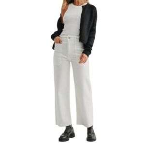 NWT Just Black Denim High-Rise Utility Wide-Leg Jeans